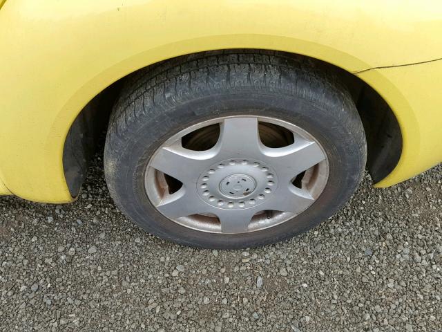 3VWCS21C61M417548 - 2001 VOLKSWAGEN NEW BEETLE ყვითელი ფოტო 9