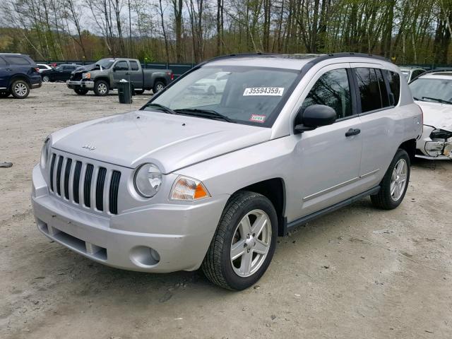 1J8FF47W58D663331 - 2008 JEEP COMPASS SP ვერცხლისფერი ფოტო 2