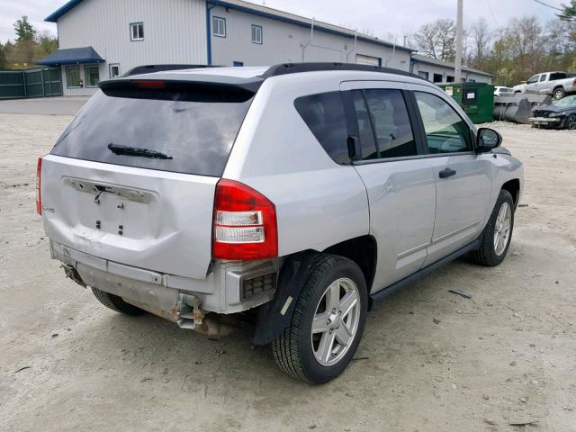 1J8FF47W58D663331 - 2008 JEEP COMPASS SP ვერცხლისფერი ფოტო 4