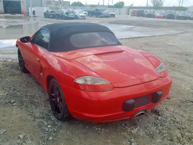 WP0CA29854U621229 - 2004 PORSCHE BOXSTER RED photo 3