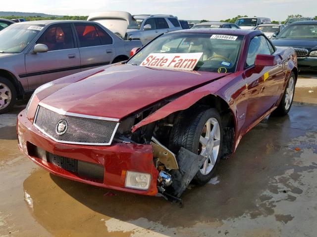 1G6YV36AX65601002 - 2006 CADILLAC XLR BURGUNDY photo 2