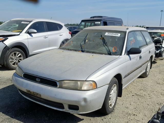 4S3BK6354S7339481 - 1995 SUBARU LEGACY L SILVER photo 2