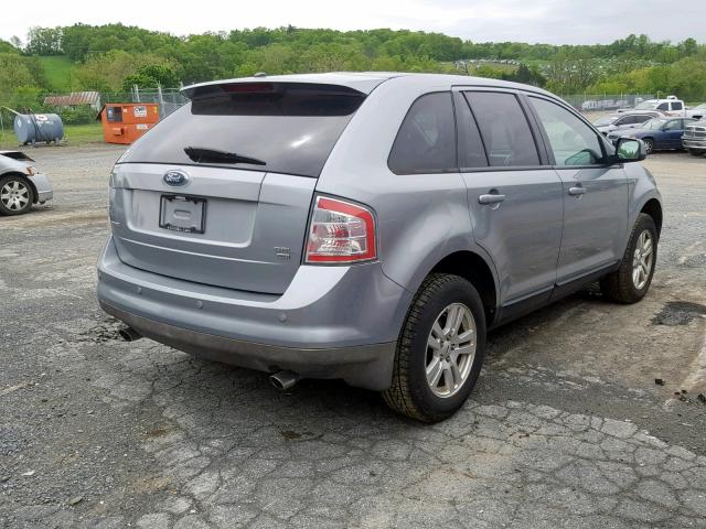 2FMDK48C17BA67700 - 2007 FORD EDGE SEL SILVER photo 4