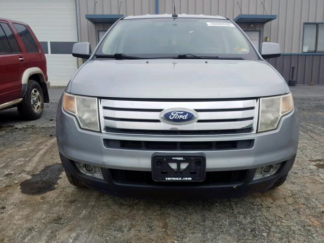 2FMDK48C17BA67700 - 2007 FORD EDGE SEL SILVER photo 9