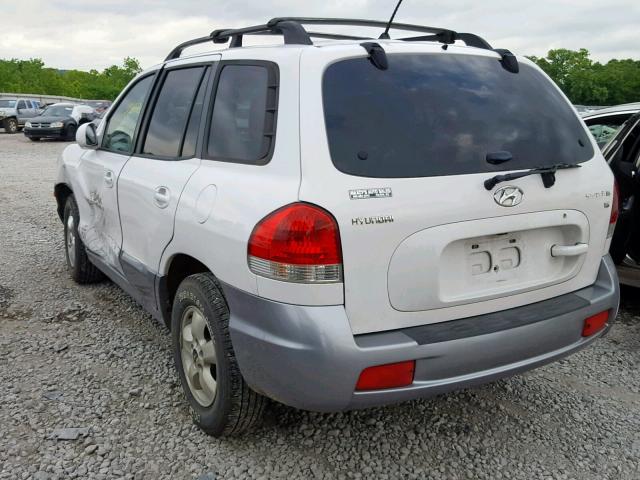 KM8SC13D16U070706 - 2006 HYUNDAI SANTA FE G WHITE photo 3