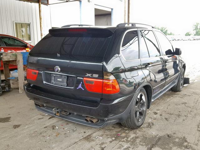 5UXFB53555LV19848 - 2005 BMW X5 4.4I BLACK photo 4
