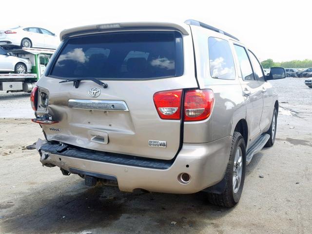 5TDZY68A88S009120 - 2008 TOYOTA SEQUOIA LI TAN photo 4