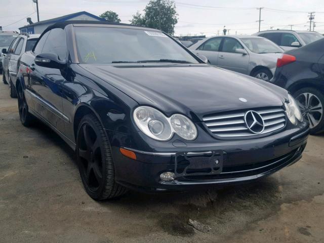 WDBTK65G64T007814 - 2004 MERCEDES-BENZ CLK 320 BLACK photo 1