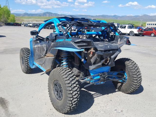 3JBVVAW49JK000079 - 2018 CAN-AM MAVERICK X BLUE photo 3