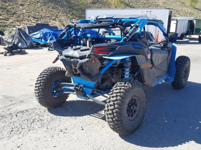 3JBVVAW49JK000079 - 2018 CAN-AM MAVERICK X BLUE photo 4