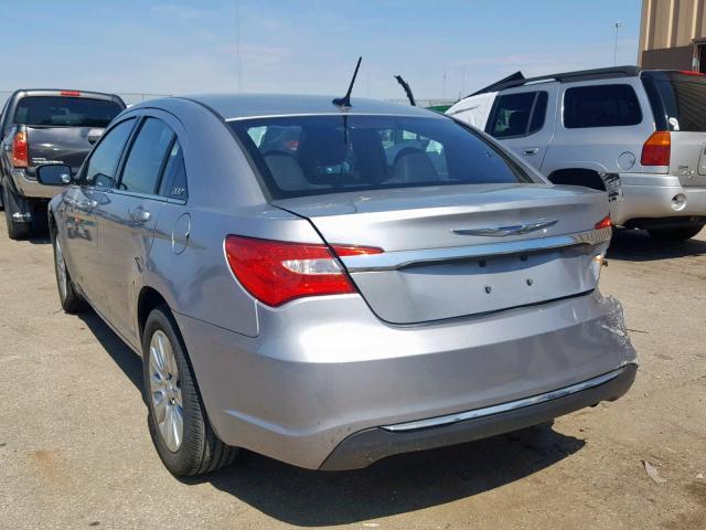 1C3CCBAB7EN231475 - 2014 CHRYSLER 200 LX GRAY photo 3