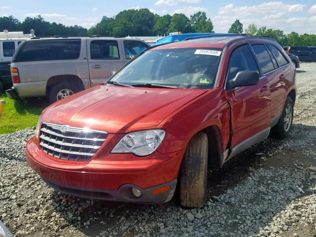 2A8GF68X88R100701 - 2008 CHRYSLER PACIFICA T RED photo 2