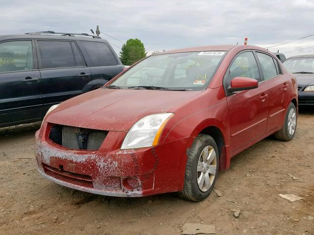 3N1AB61E59L633477 - 2009 NISSAN SENTRA 2.0 MAROON photo 2