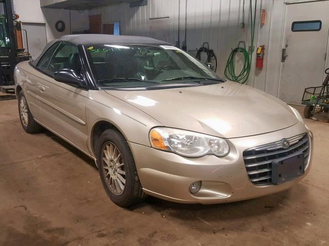 1C3EL55R96N184128 - 2006 CHRYSLER SEBRING TO BEIGE photo 1