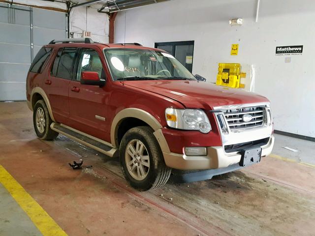 1FMEU74E56UB48196 - 2006 FORD EXPLORER E RED photo 1