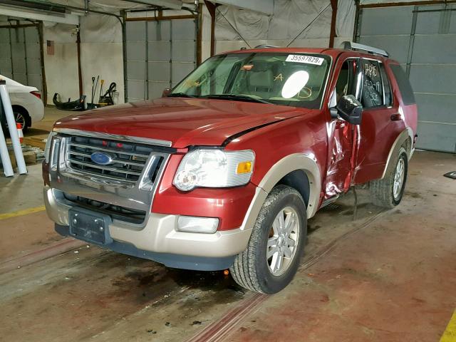 1FMEU74E56UB48196 - 2006 FORD EXPLORER E RED photo 2