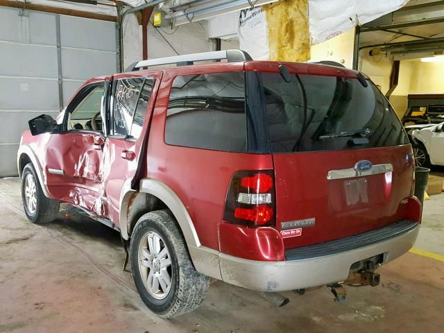 1FMEU74E56UB48196 - 2006 FORD EXPLORER E RED photo 3