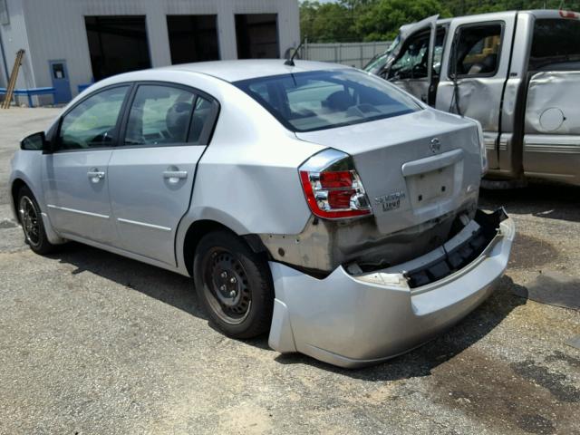 3N1AB61E78L654040 - 2008 NISSAN SENTRA 2.0 SILVER photo 3