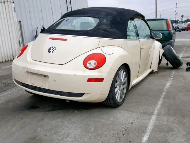 3VWRG31Y48M420763 - 2008 VOLKSWAGEN NEW BEETLE Bej foto 4