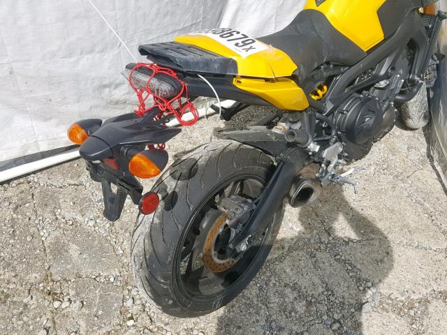 JYARN33E9FA007643 - 2015 YAMAHA FZ09 YELLOW photo 6