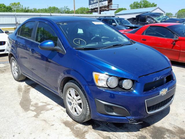 1G1JC5SB5D4175729 - 2013 CHEVROLET SONIC LT BLUE photo 1