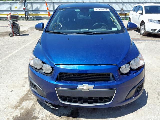 1G1JC5SB5D4175729 - 2013 CHEVROLET SONIC LT BLUE photo 9