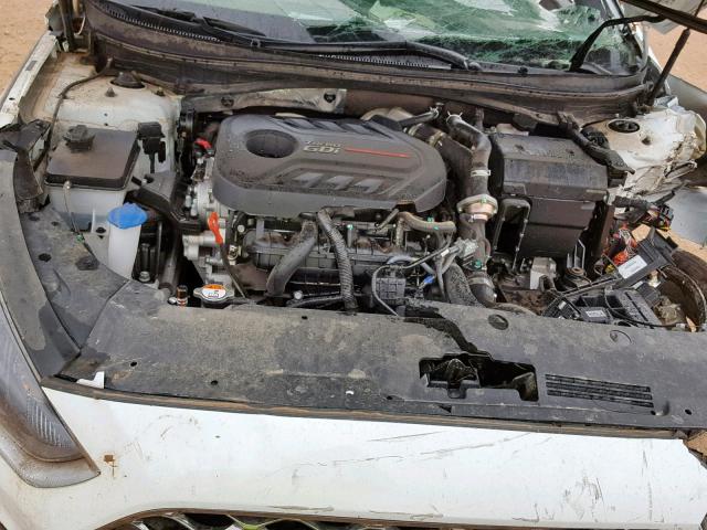 5NPE34AB9JH664192 - 2018 HYUNDAI SONATA SPO WHITE photo 7