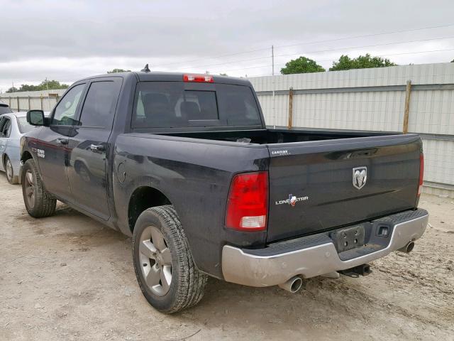 1C6RR6LM5HS747454 - 2017 RAM 1500 SLT BLACK photo 3