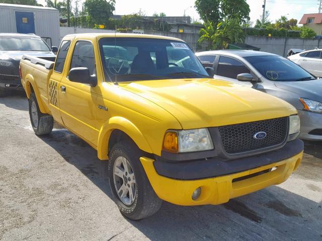 1FTYR14V12PB23157 - 2002 FORD RANGER SUP YELLOW photo 1