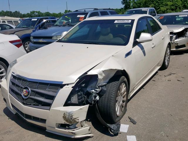 1G6DF5EG3A0101119 - 2010 CADILLAC CTS LUXURY WHITE photo 2