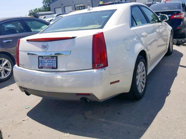 1G6DF5EG3A0101119 - 2010 CADILLAC CTS LUXURY WHITE photo 4