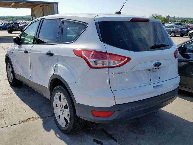 1FMCU0F71EUC10530 - 2014 FORD ESCAPE S WHITE photo 3