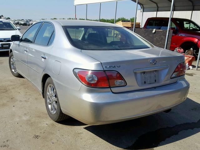 JTHBF30G830138555 - 2003 LEXUS ES 300 SILVER photo 3