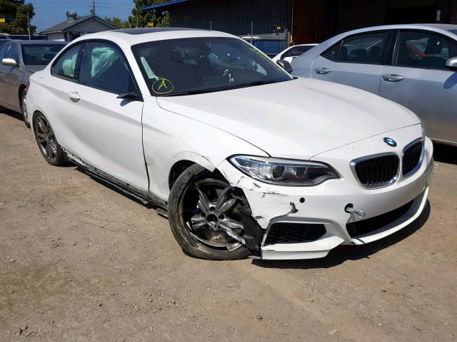 WBA1J7C51GV289742 - 2016 BMW M235I WHITE photo 1