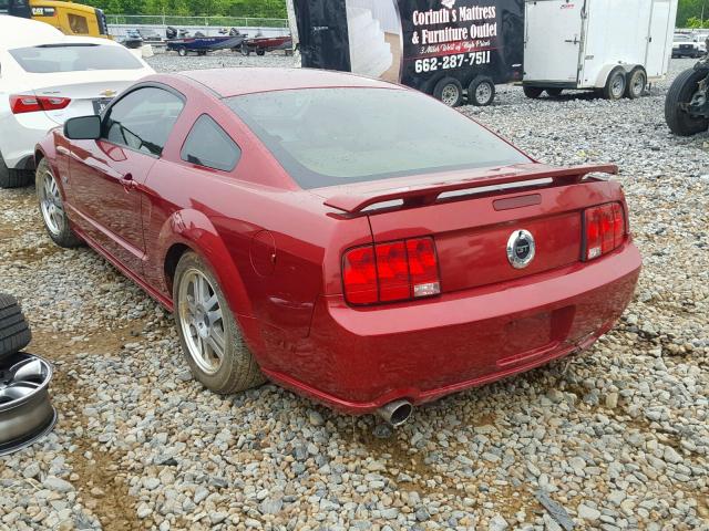 1ZVHT82H055148622 - 2005 FORD MUSTANG GT RED photo 3