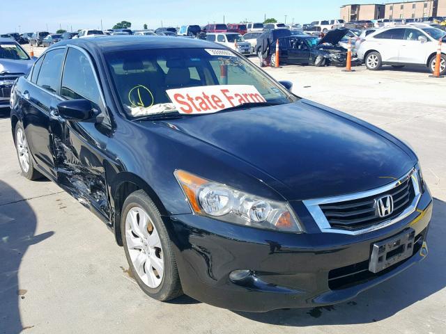 1HGCP36828A074132 - 2008 HONDA ACCORD EXL BLACK photo 1