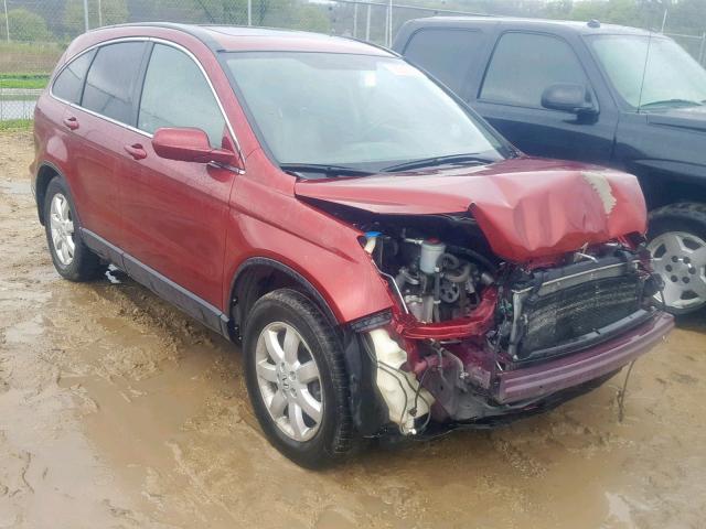 JHLRE48747C119621 - 2007 HONDA CR-V EXL RED photo 1