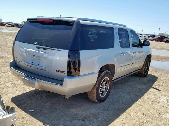 1GKUKMEF6AR159963 - 2010 GMC YUKON XL D SILVER photo 4