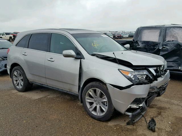 2HNYD2H79BH523174 - 2011 ACURA MDX ADVANC SILVER photo 1