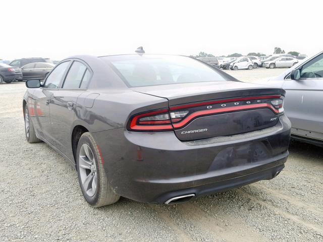 2C3CDXHG4GH241226 - 2016 DODGE CHARGER SX GRAY photo 3