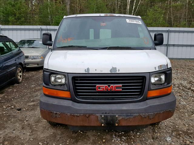 1GTEG15X251252797 - 2005 GMC SAVANA G15 WHITE photo 9