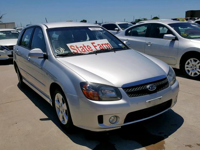 KNAFE161085011660 - 2008 KIA SPECTRA5 5 SILVER photo 1