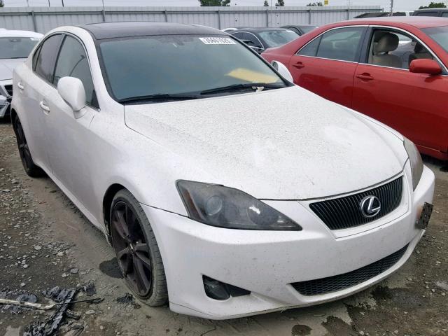 JTHBK262885080510 - 2008 LEXUS IS 250 WHITE photo 1