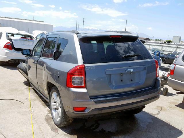 1J4NT1FB3BD286928 - 2011 JEEP COMPASS SP Сұр фото 3
