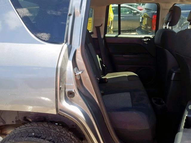 1J4NT1FB3BD286928 - 2011 JEEP COMPASS SP Сұр фото 6