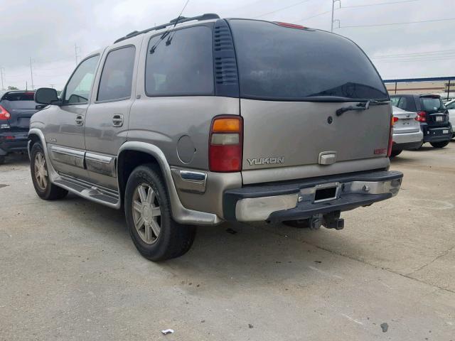 1GKEC13T91J146535 - 2001 GMC YUKON BEIGE photo 3