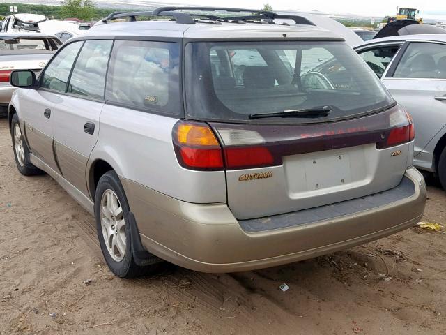 4S3BH675536657514 - 2003 SUBARU LEGACY OUT 灰色 照片 3