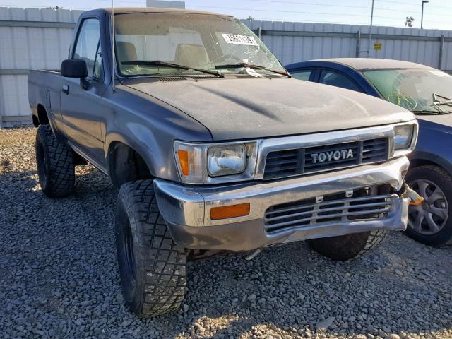 JT4RN01P3M0008961 - 1991 TOYOTA PICKUP 1/2 GRAY photo 1