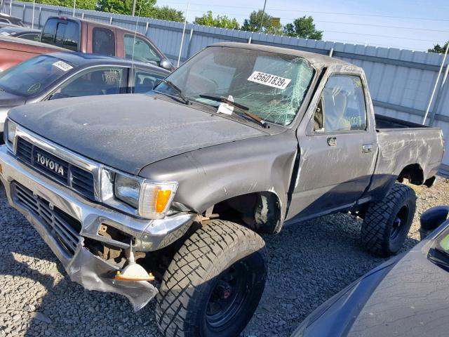 JT4RN01P3M0008961 - 1991 TOYOTA PICKUP 1/2 GRAY photo 9