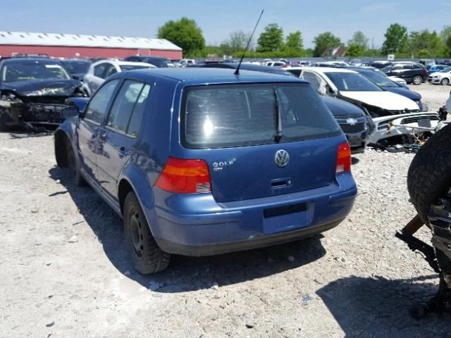 9BWEL41JX74012175 - 2007 VOLKSWAGEN CITY GOLF BLUE photo 3